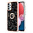 Coque Silicone Motif Fantaisie Souple Couleur Unie Etui Housse avec Support Bague Anneau YB2 pour Samsung Galaxy A13 4G Petit