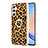 Coque Silicone Motif Fantaisie Souple Couleur Unie Etui Housse avec Support Bague Anneau YB2 pour Samsung Galaxy A24 4G Petit