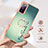 Coque Silicone Motif Fantaisie Souple Couleur Unie Etui Housse avec Support Bague Anneau YB2 pour Samsung Galaxy S20 FE 5G Petit