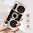 Coque Silicone Motif Fantaisie Souple Couleur Unie Etui Housse avec Support Bague Anneau YB2 pour Sony Xperia 10 IV Petit