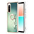 Coque Silicone Motif Fantaisie Souple Couleur Unie Etui Housse avec Support Bague Anneau YB2 pour Sony Xperia 10 IV Petit