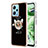 Coque Silicone Motif Fantaisie Souple Couleur Unie Etui Housse avec Support Bague Anneau YB2 pour Xiaomi Poco X5 5G Petit