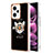 Coque Silicone Motif Fantaisie Souple Couleur Unie Etui Housse avec Support Bague Anneau YB2 pour Xiaomi Redmi Note 12 Pro 5G Mixte