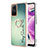 Coque Silicone Motif Fantaisie Souple Couleur Unie Etui Housse avec Support Bague Anneau YB2 pour Xiaomi Redmi Note 12S Petit