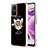 Coque Silicone Motif Fantaisie Souple Couleur Unie Etui Housse avec Support Bague Anneau YB2 pour Xiaomi Redmi Note 12S Petit