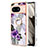 Coque Silicone Motif Fantaisie Souple Couleur Unie Etui Housse avec Support Bague Anneau YB3 pour Google Pixel 8 5G Petit