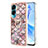 Coque Silicone Motif Fantaisie Souple Couleur Unie Etui Housse avec Support Bague Anneau YB3 pour Huawei Honor 90 Lite 5G Petit