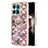 Coque Silicone Motif Fantaisie Souple Couleur Unie Etui Housse avec Support Bague Anneau YB3 pour Huawei Honor X8b Petit