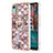 Coque Silicone Motif Fantaisie Souple Couleur Unie Etui Housse avec Support Bague Anneau YB3 pour Nokia C12 Marron