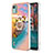 Coque Silicone Motif Fantaisie Souple Couleur Unie Etui Housse avec Support Bague Anneau YB3 pour Nokia C12 Mixte