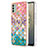 Coque Silicone Motif Fantaisie Souple Couleur Unie Etui Housse avec Support Bague Anneau YB3 pour Nokia C31 Colorful