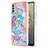 Coque Silicone Motif Fantaisie Souple Couleur Unie Etui Housse avec Support Bague Anneau YB3 pour Nokia C31 Petit