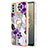 Coque Silicone Motif Fantaisie Souple Couleur Unie Etui Housse avec Support Bague Anneau YB3 pour Nokia C31 Petit