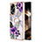 Coque Silicone Motif Fantaisie Souple Couleur Unie Etui Housse avec Support Bague Anneau YB3 pour Oppo A18 Petit