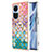 Coque Silicone Motif Fantaisie Souple Couleur Unie Etui Housse avec Support Bague Anneau YB3 pour Oppo Reno10 5G Petit