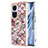 Coque Silicone Motif Fantaisie Souple Couleur Unie Etui Housse avec Support Bague Anneau YB3 pour Oppo Reno10 5G Petit