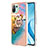 Coque Silicone Motif Fantaisie Souple Couleur Unie Etui Housse avec Support Bague Anneau YB3 pour Xiaomi Mi 11 Lite 5G Mixte