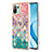 Coque Silicone Motif Fantaisie Souple Couleur Unie Etui Housse avec Support Bague Anneau YB3 pour Xiaomi Mi 11 Lite 5G NE Colorful