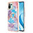 Coque Silicone Motif Fantaisie Souple Couleur Unie Etui Housse avec Support Bague Anneau YB3 pour Xiaomi Mi 11 Lite 5G NE Petit