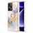 Coque Silicone Motif Fantaisie Souple Couleur Unie Etui Housse avec Support Bague Anneau YB3 pour Xiaomi Poco F5 5G Petit