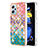 Coque Silicone Motif Fantaisie Souple Couleur Unie Etui Housse avec Support Bague Anneau YB3 pour Xiaomi Poco X4 GT 5G Colorful