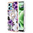 Coque Silicone Motif Fantaisie Souple Couleur Unie Etui Housse avec Support Bague Anneau YB3 pour Xiaomi Poco X5 5G Petit