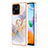 Coque Silicone Motif Fantaisie Souple Couleur Unie Etui Housse avec Support Bague Anneau YB3 pour Xiaomi Redmi 10 India Petit