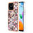 Coque Silicone Motif Fantaisie Souple Couleur Unie Etui Housse avec Support Bague Anneau YB3 pour Xiaomi Redmi 10 Power Petit