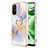 Coque Silicone Motif Fantaisie Souple Couleur Unie Etui Housse avec Support Bague Anneau YB3 pour Xiaomi Redmi 11A 4G Petit