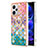 Coque Silicone Motif Fantaisie Souple Couleur Unie Etui Housse avec Support Bague Anneau YB3 pour Xiaomi Redmi Note 12 Explorer Colorful