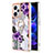 Coque Silicone Motif Fantaisie Souple Couleur Unie Etui Housse avec Support Bague Anneau YB3 pour Xiaomi Redmi Note 12 Explorer Petit