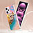 Coque Silicone Motif Fantaisie Souple Couleur Unie Etui Housse avec Support Bague Anneau YB3 pour Xiaomi Redmi Note 12 Pro 5G Petit