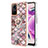 Coque Silicone Motif Fantaisie Souple Couleur Unie Etui Housse avec Support Bague Anneau YB3 pour Xiaomi Redmi Note 12S Petit