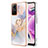 Coque Silicone Motif Fantaisie Souple Couleur Unie Etui Housse avec Support Bague Anneau YB3 pour Xiaomi Redmi Note 12S Petit