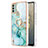 Coque Silicone Motif Fantaisie Souple Couleur Unie Etui Housse avec Support Bague Anneau YB5 pour Nokia C31 Petit