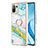 Coque Silicone Motif Fantaisie Souple Couleur Unie Etui Housse avec Support Bague Anneau YB5 pour Xiaomi Mi 11 Lite 4G Colorful