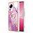 Coque Silicone Motif Fantaisie Souple Couleur Unie Etui Housse avec Support Bague Anneau YB5 pour Xiaomi Mi 12 Lite NE 5G Violet Clair