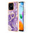 Coque Silicone Motif Fantaisie Souple Couleur Unie Etui Housse avec Support Bague Anneau YB5 pour Xiaomi Redmi 10C 4G Petit