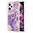 Coque Silicone Motif Fantaisie Souple Couleur Unie Etui Housse avec Support Bague Anneau YB5 pour Xiaomi Redmi Note 12 Pro 5G Petit