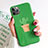 Coque Silicone Motif Fantaisie Souple Couleur Unie Etui Housse H01 pour Apple iPhone 11 Pro Vert