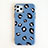 Coque Silicone Motif Fantaisie Souple Couleur Unie Etui Housse pour Apple iPhone 11 Pro Max Bleu