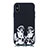 Coque Silicone Motif Fantaisie Souple Couleur Unie Etui Housse pour Apple iPhone X Blanc