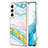 Coque Silicone Motif Fantaisie Souple Couleur Unie Etui Housse pour Samsung Galaxy S21 5G Mixte