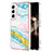 Coque Silicone Motif Fantaisie Souple Couleur Unie Etui Housse pour Samsung Galaxy S24 5G Mixte