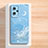 Coque Silicone Motif Fantaisie Souple Couleur Unie Etui Housse pour Xiaomi Redmi Note 12 Explorer Bleu