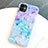 Coque Silicone Motif Fantaisie Souple Couleur Unie Etui Housse S01 pour Apple iPhone 11 Bleu