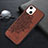 Coque Silicone Motif Fantaisie Souple Couleur Unie Etui Housse S01 pour Apple iPhone 13 Mini Marron