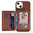 Coque Silicone Motif Fantaisie Souple Couleur Unie Etui Housse S01 pour Apple iPhone 13 Mini Petit