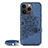 Coque Silicone Motif Fantaisie Souple Couleur Unie Etui Housse S01 pour Apple iPhone 13 Pro Max Bleu