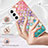 Coque Silicone Motif Fantaisie Souple Couleur Unie Etui Housse S01 pour Samsung Galaxy S22 5G Petit